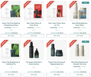 Izil Beauty natural skincare and beauty products online store