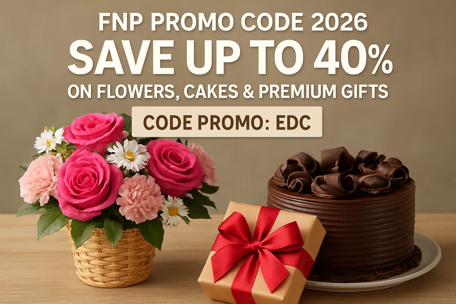 Best FNP Discount Code UAE 2026 – 40% Off Cakes, Flowers & Hampers 1 Best FNP Discount Code UAE 2026 – 40% Off Cakes, Flowers & Hampers