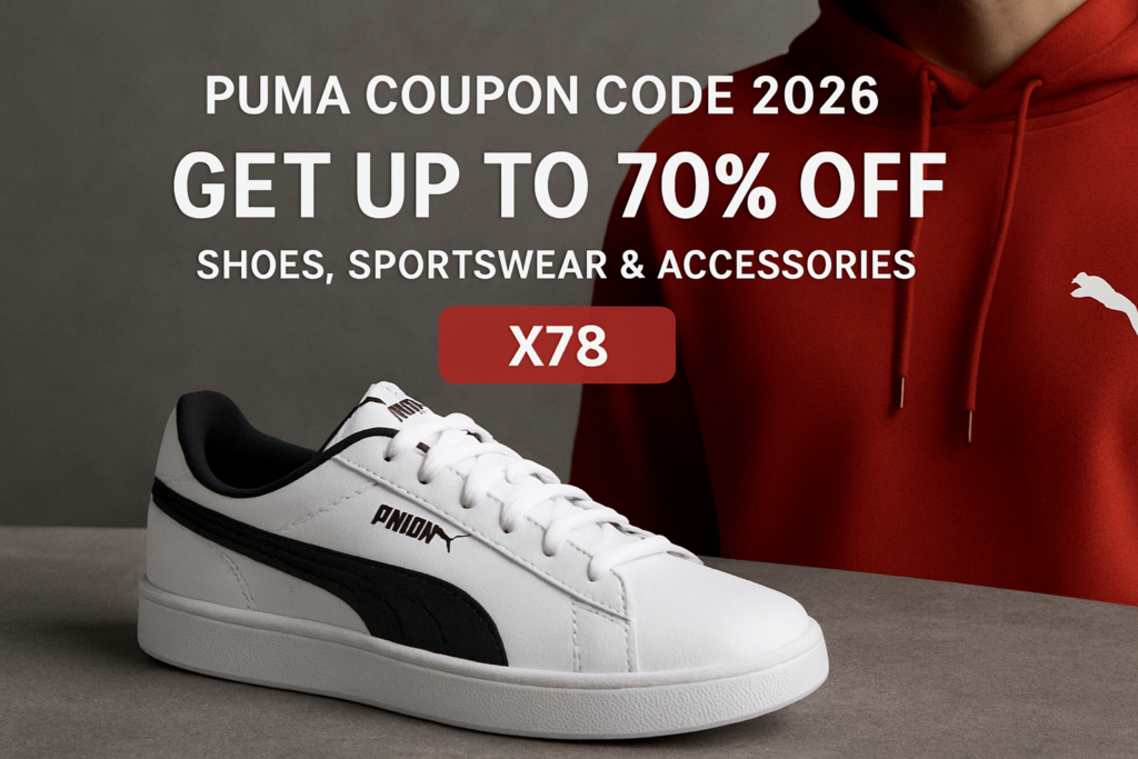 Puma Promo Code UAE 2027 – Save Up to 60% on Athletic Footwear & Sportswear 2 Puma Coupon Code 2026 - Get Up to 70% Off Shoes, Sportswear & Accessories promo code X78