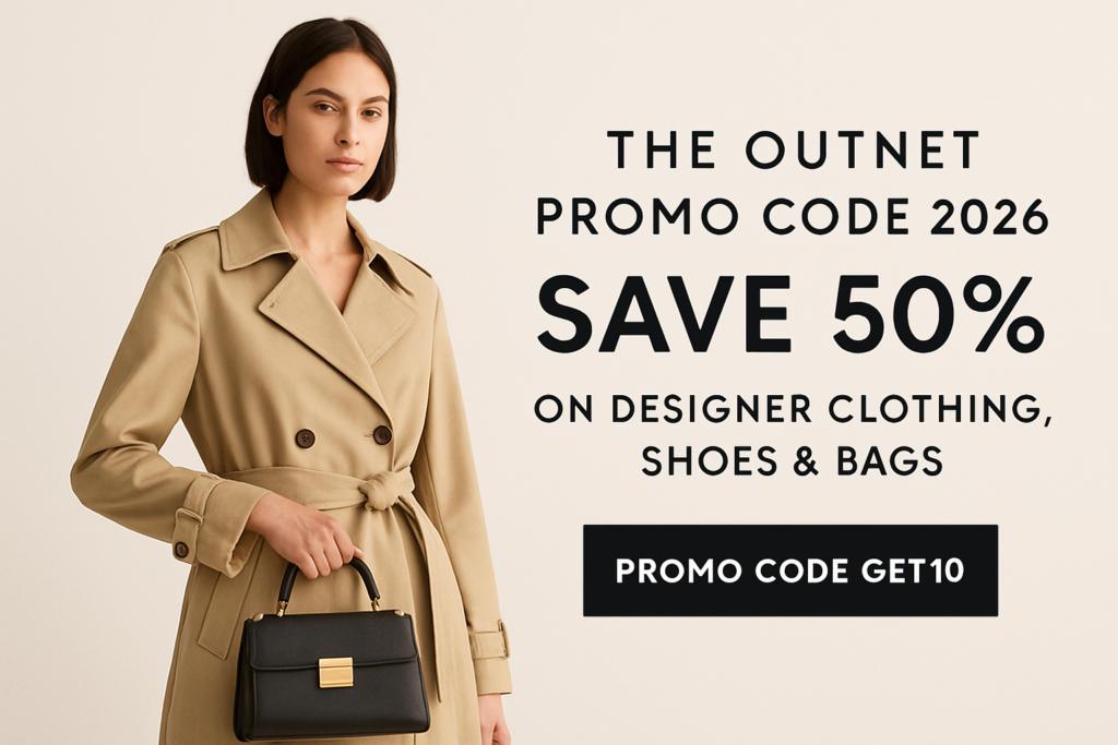 Exclusive The Outnet Coupon 2026 – Up to 60% Off Designer Dresses & Handbags 2 The Outnet Promo Code 2026 - Save 50% on Designer Clothing, Shoes & Bags promo code GET10