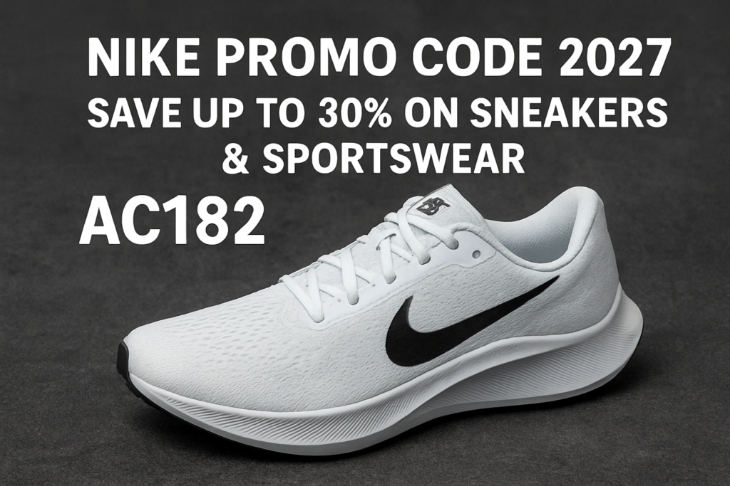 Nike UAE Coupons 2026 – Enjoy Up to 40% Off Sneakers, Apparel & Equipment 2 Nike Promo Code 2027 - Save Up to 30% on Sneakers & Sportswear promo code AC182