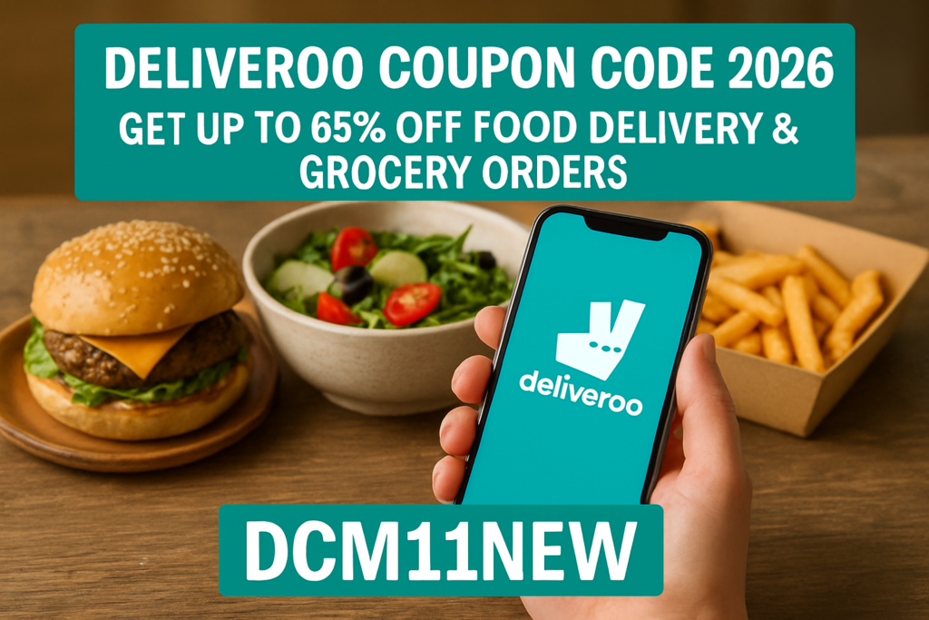 Best Deliveroo Coupons UAE – Get Up to 50% Off Top Restaurants & Fast Food 2 Deliveroo Coupon Code 2026 - Get Up to 65% Off Food Delivery & Grocery Orders promo code (DCM11NEW)