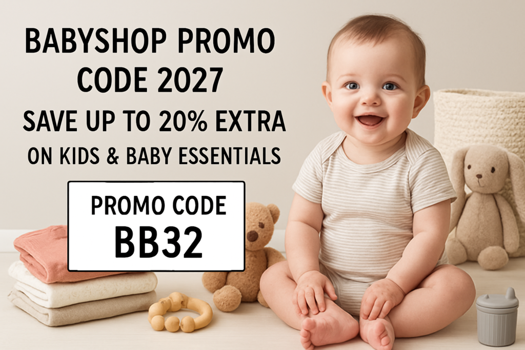 Babyshop Promo Code 2027 - Save Up to 20% Extra on Kids & Baby Essentials promo code BB32