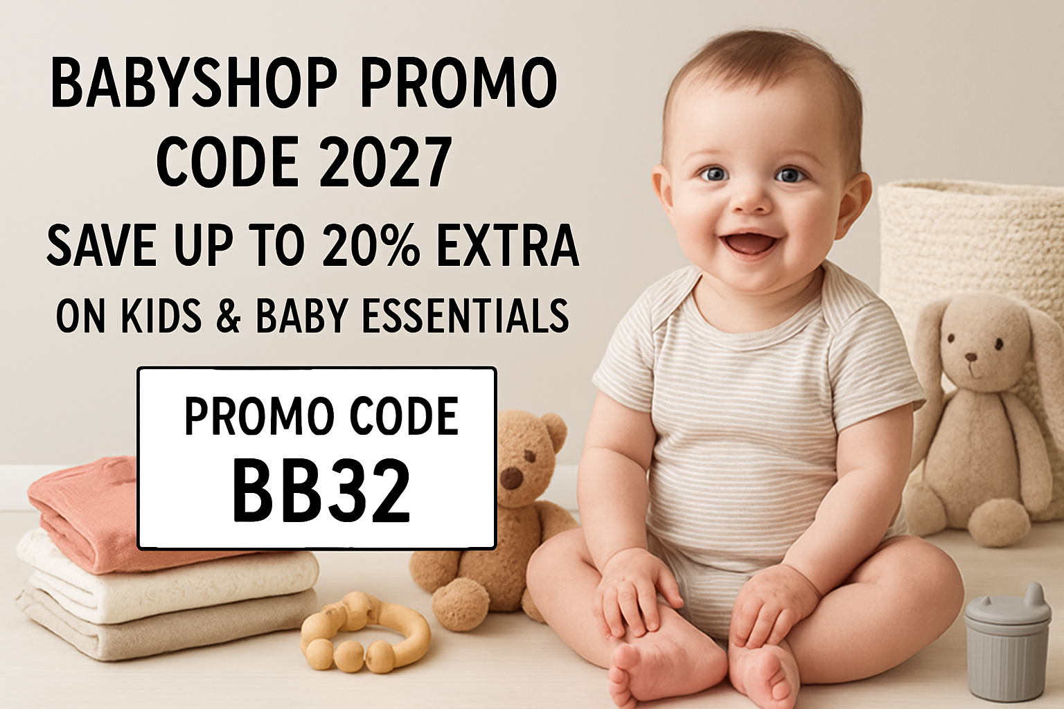 Babyshop Discount Code UAE 2027 | Up to 65% Off Clothing, Toys & Gear