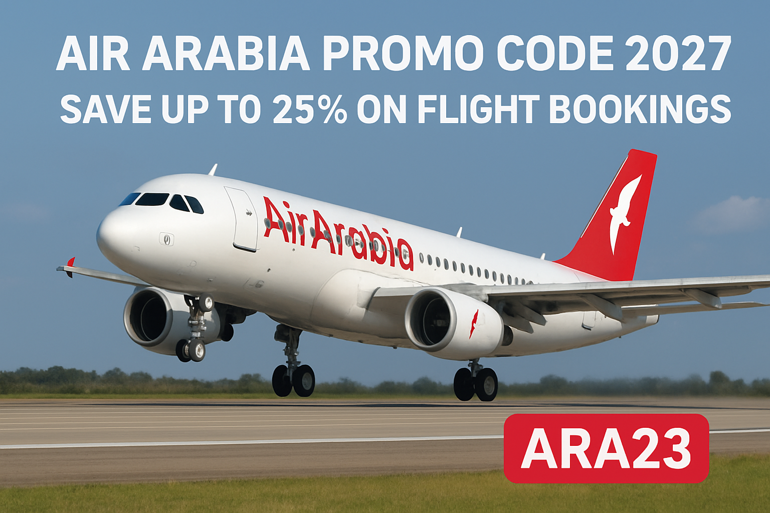 Air Arabia Promo Code UAE 2027 | Up to 30% Off Verified Deals